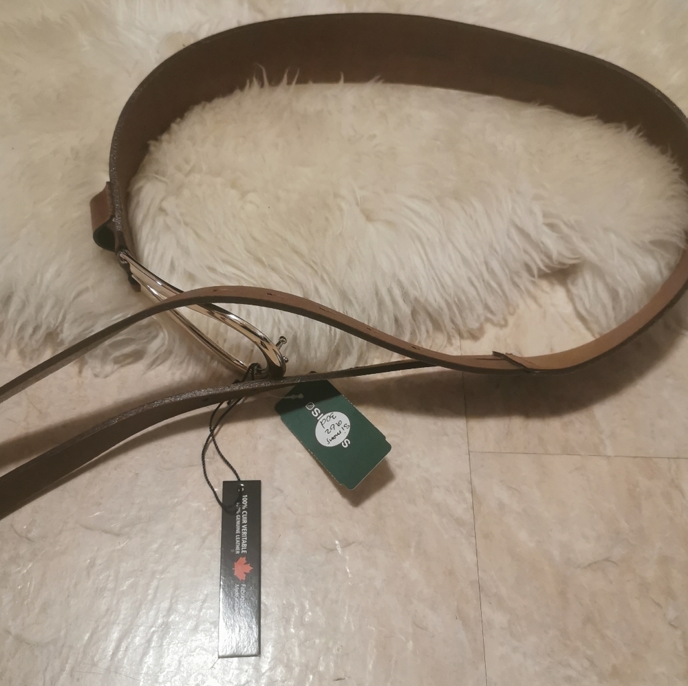 Leather belt bnwt size SP